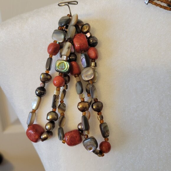 Silpada Fiesta Fun Necklace, Earrings & Stretch Bracelets - Picture 6 of 6